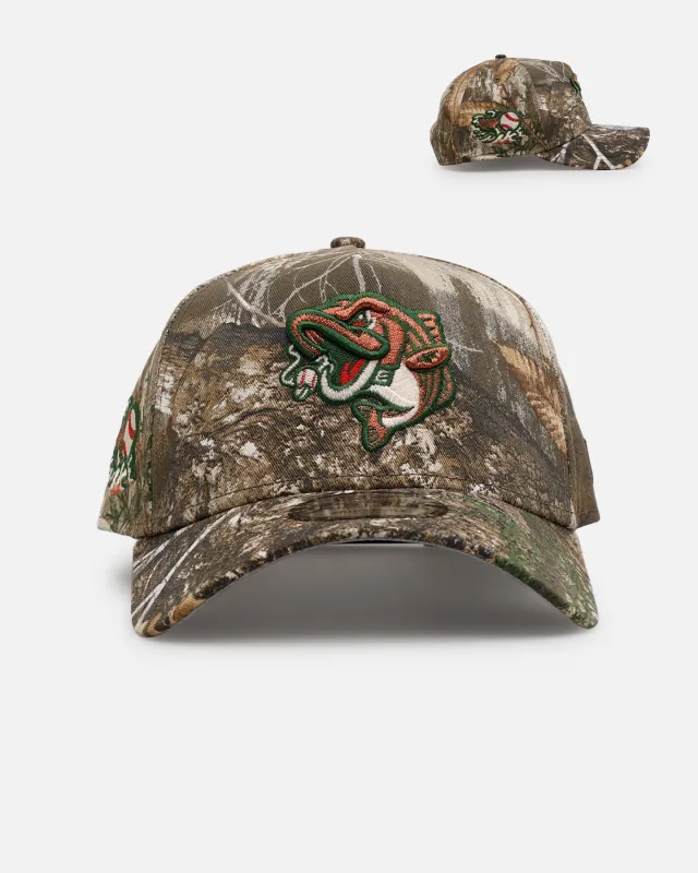 New Era Gwinnett Stripers 'Great Outdoors' 9FORTY A-Frame Snapback Camo sold by Culture Kings