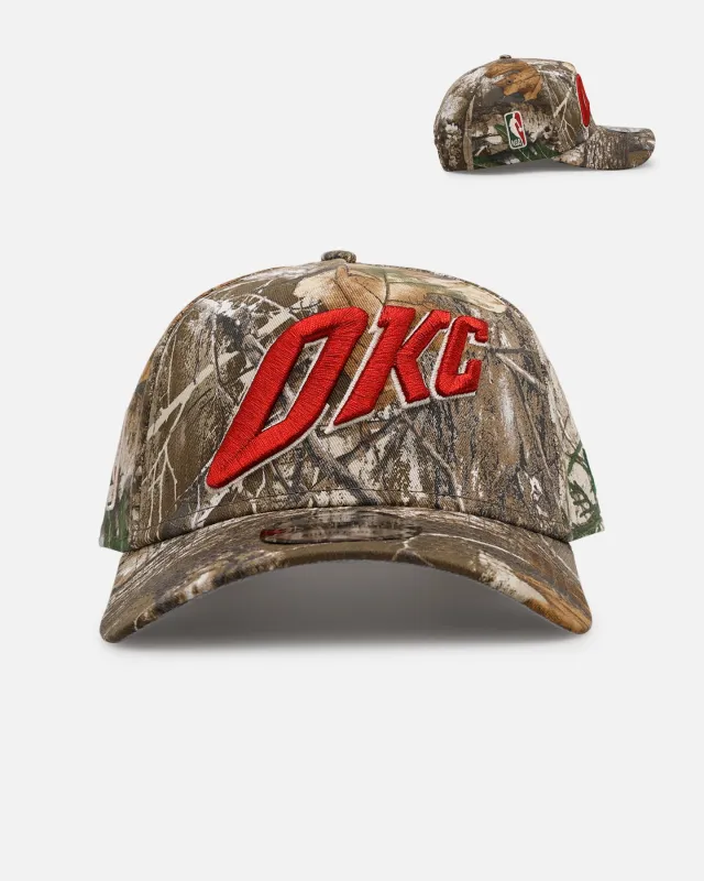 New Era Oklahoma City Thunder 'Great Outdoors' 9FORTY A-Frame Snapback Camo sold by Culture Kings