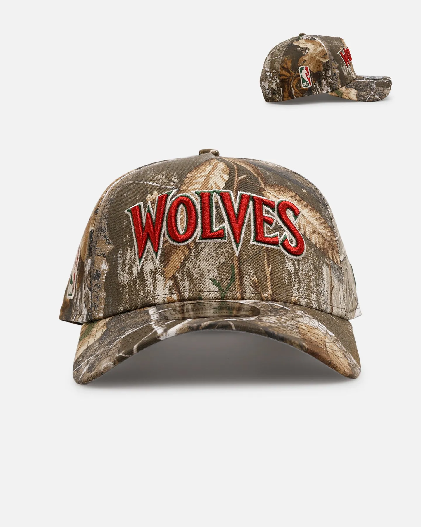 New Era Minnesota Timberwolves 'Great Outdoors' 9FORTY A-Frame Snapback Camo sold by Culture Kings