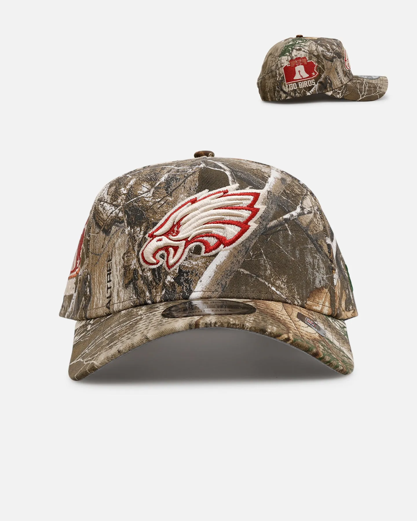 New Era Philadelphia Eagles 'Great Outdoors' 9FORTY A-Frame Snapback Camo sold by Culture Kings
