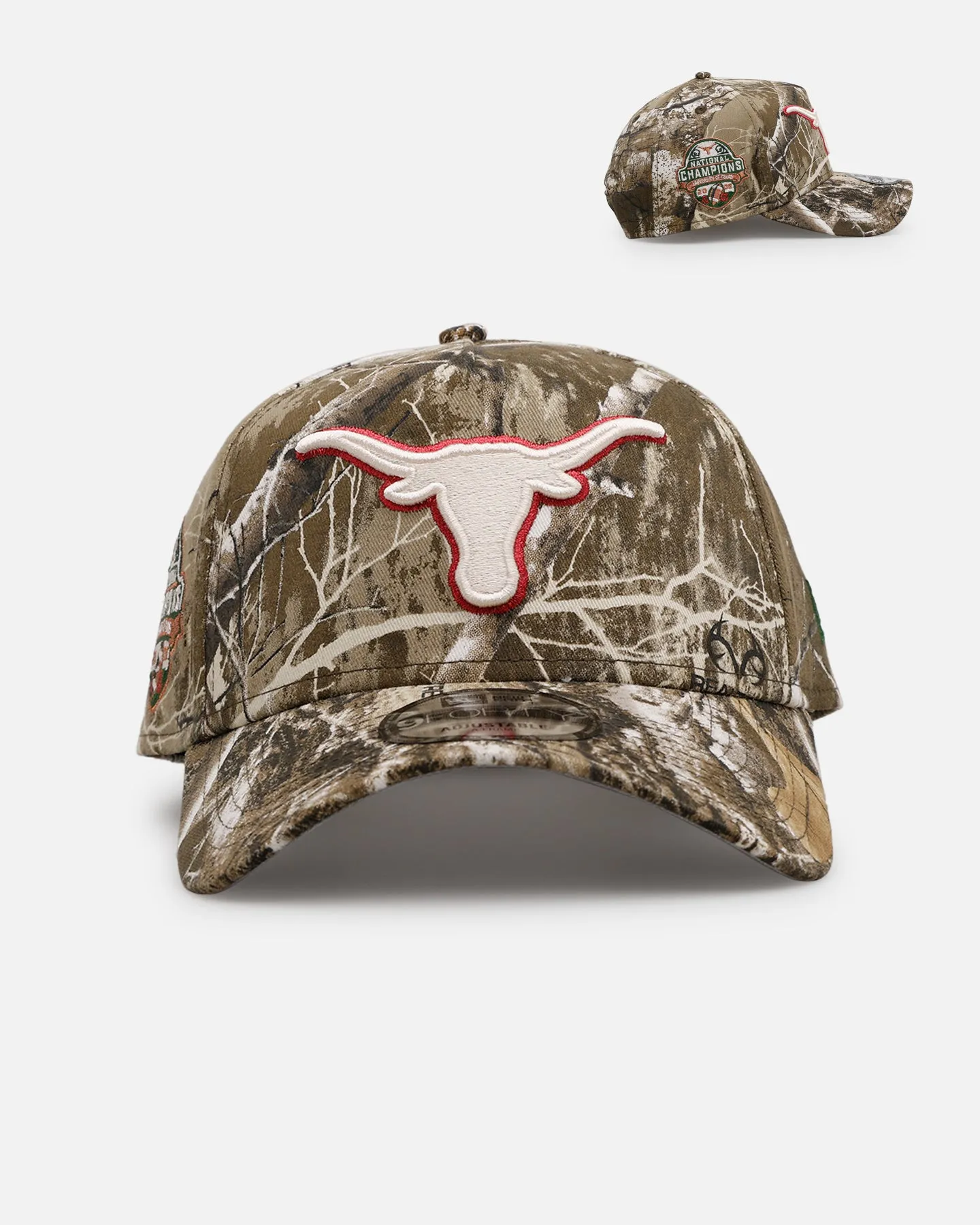 New Era Texas U Longhorns 'Great Outdoors' 9FORTY A-Frame Snapback Camo sold by Culture Kings