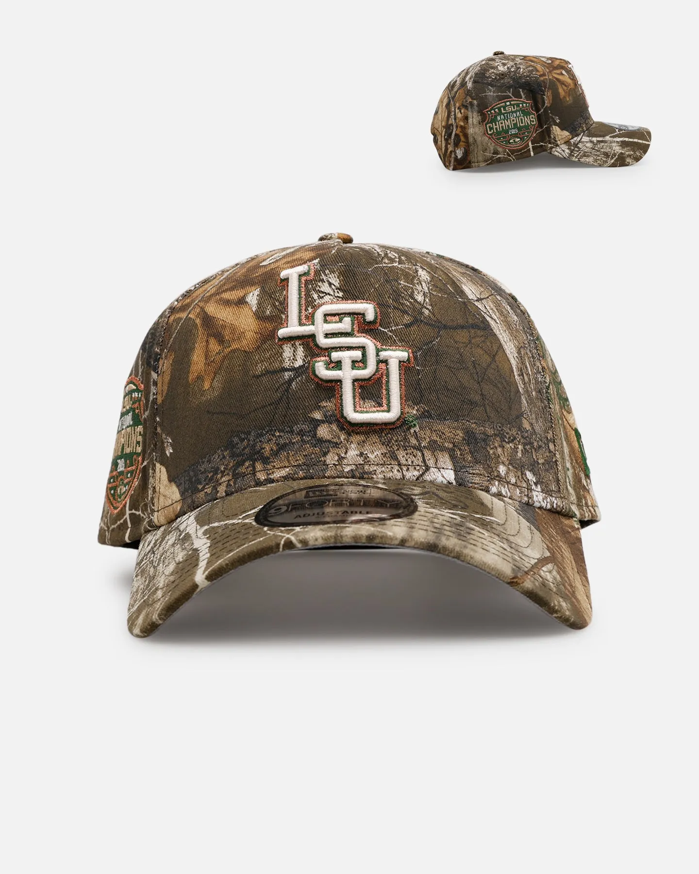 New Era LSU Tigers 'Great Outdoors' 9FORTY A-Frame Snapback Camo sold by Culture Kings