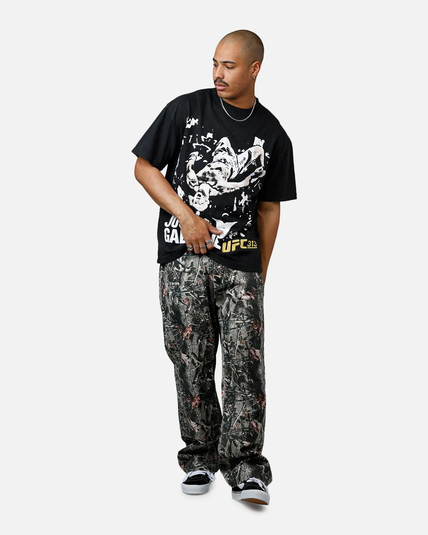 UFC By Culture Kings Justin Gaethje 313 T-Shirt Black Acidwash sold by Culture Kings product image thumbnail 3