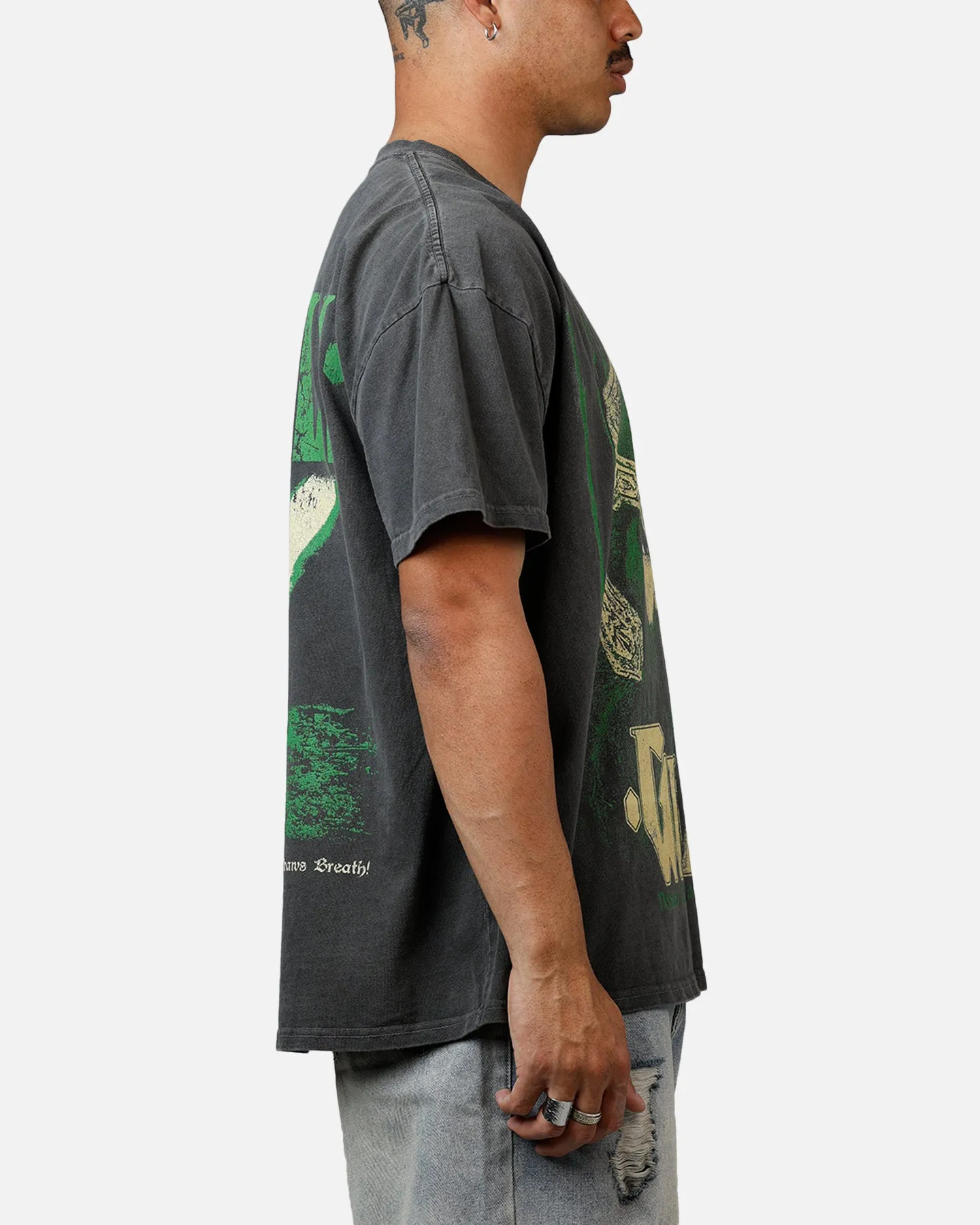 American Thrift X Lord Of The Rings Gimli Toss Heavyweight T-Shirt Black Wash sold by Culture Kings product image thumbnail 4