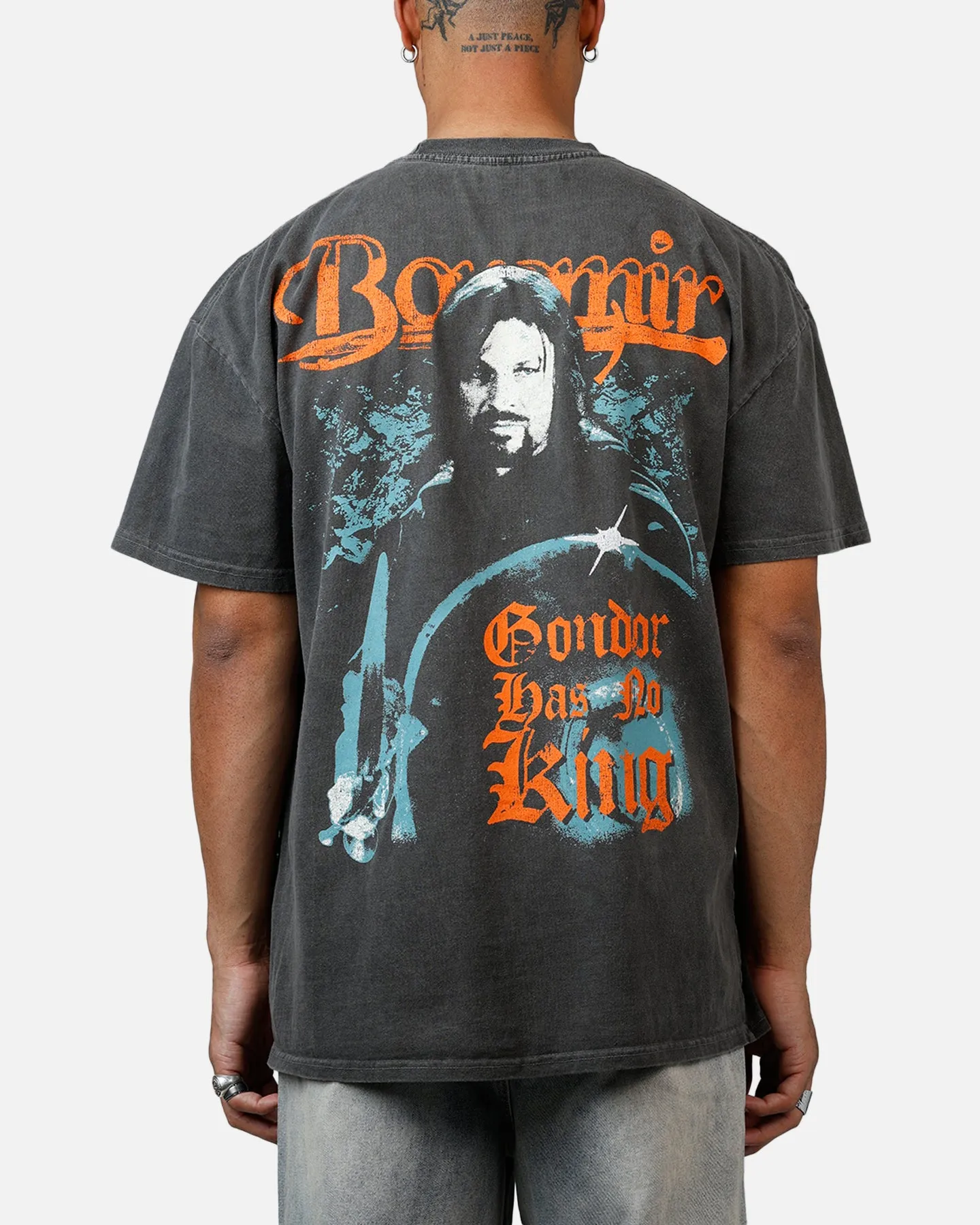 American Thrift X Lord Of The Rings Boromir Heavyweight T-Shirt Black Wash sold by Culture Kings product image thumbnail 2