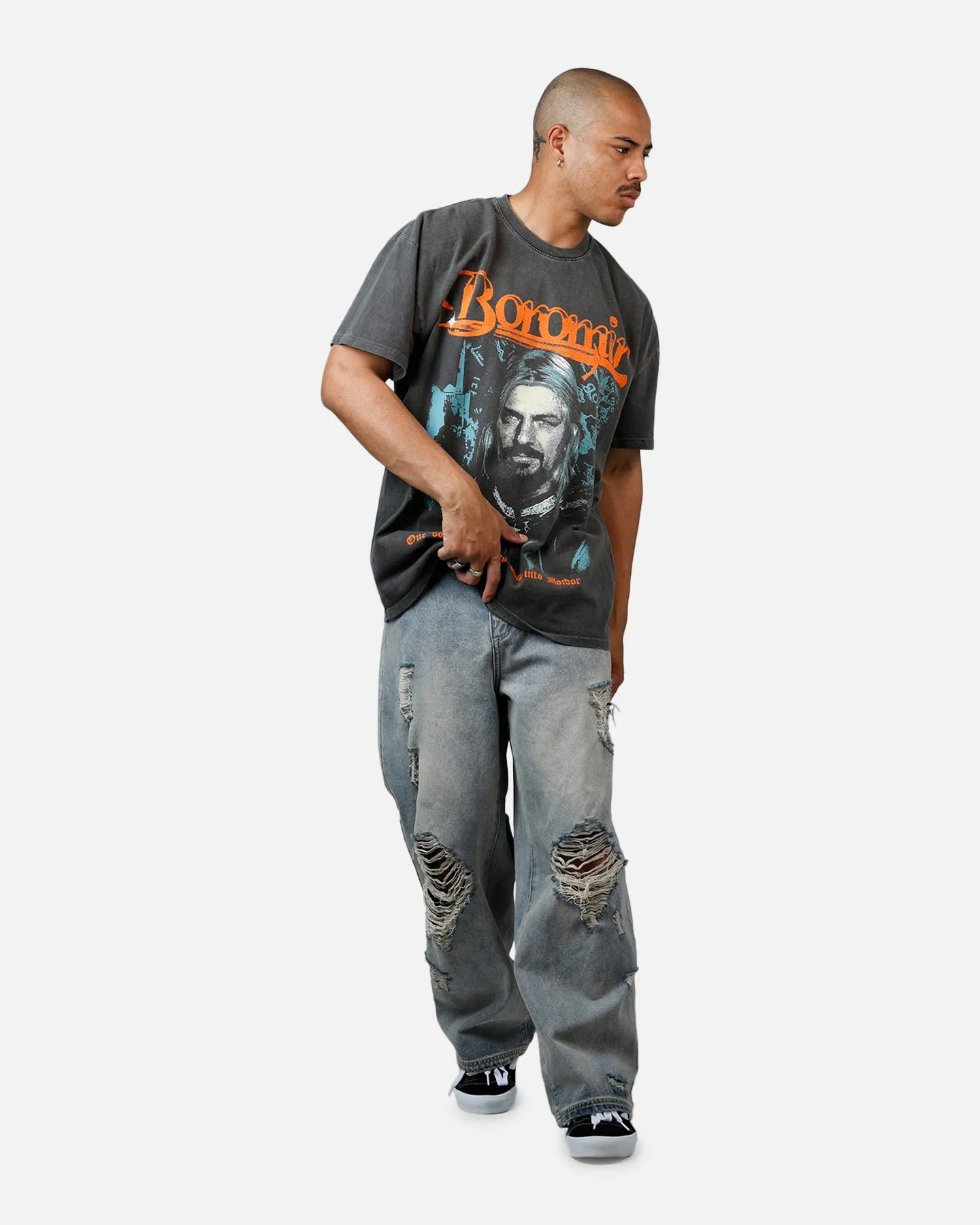 American Thrift X Lord Of The Rings Boromir Heavyweight T-Shirt Black Wash sold by Culture Kings product image thumbnail 3