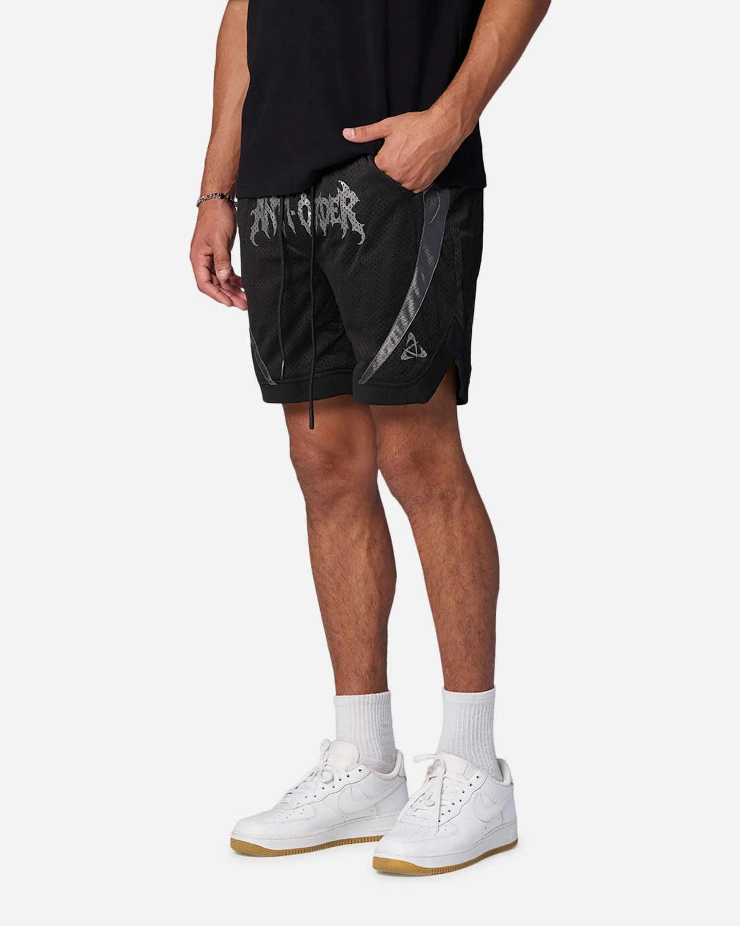 The Anti Order Sparta Mesh Basketball Shorts Black/Grey sold by Culture Kings product image thumbnail 5