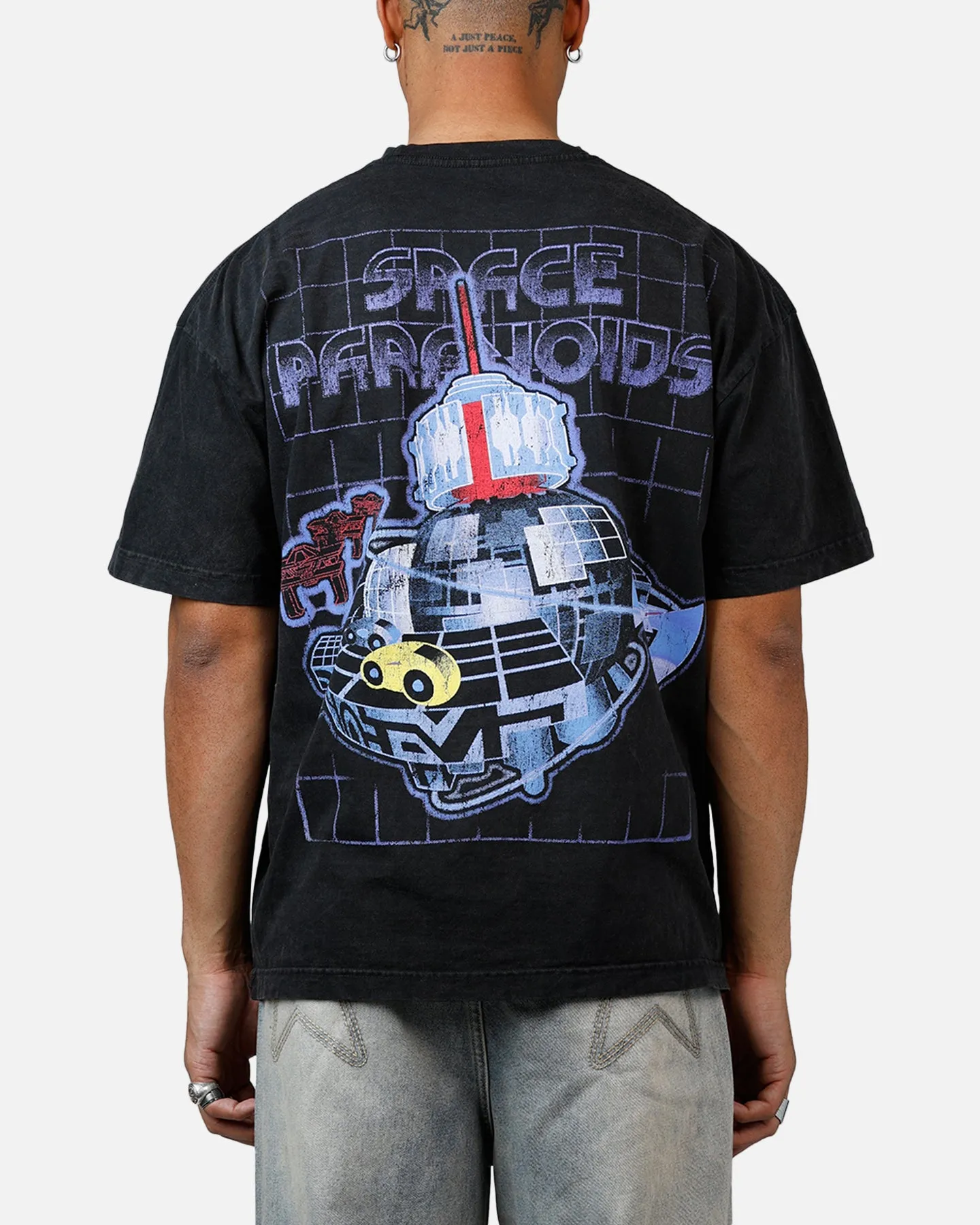 Goat Crew Disney Kingdom Hearts Space Paranoids Heavyweight T-Shirt Black Acidwash sold by Culture Kings product image thumbnail 2