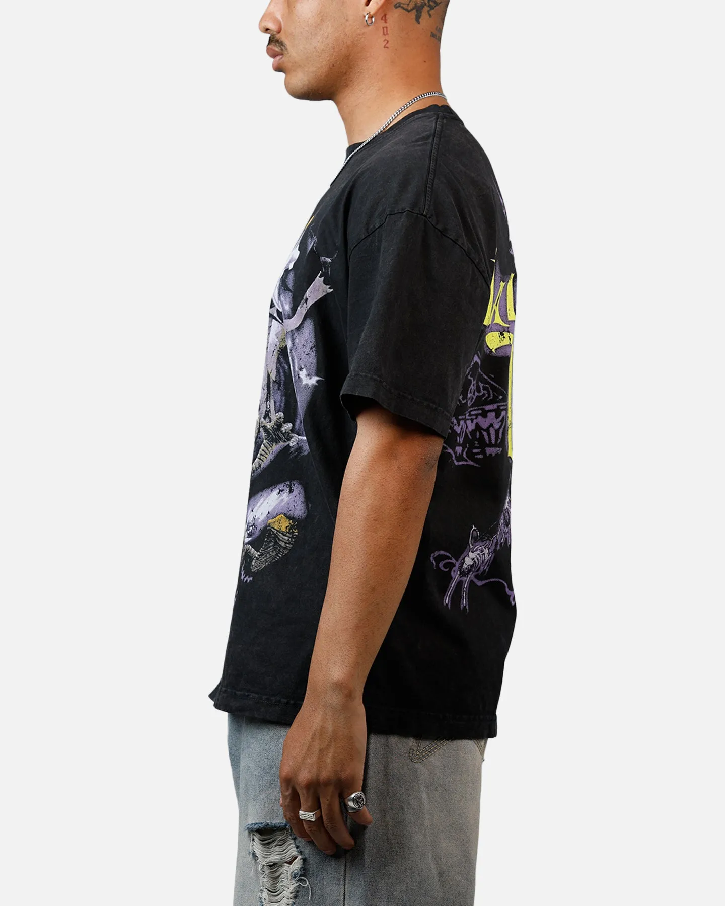 Goat Crew Disney Kingdom Hearts Halloween Town Heavyweight T-Shirt Black Acidwash sold by Culture Kings product image thumbnail 5