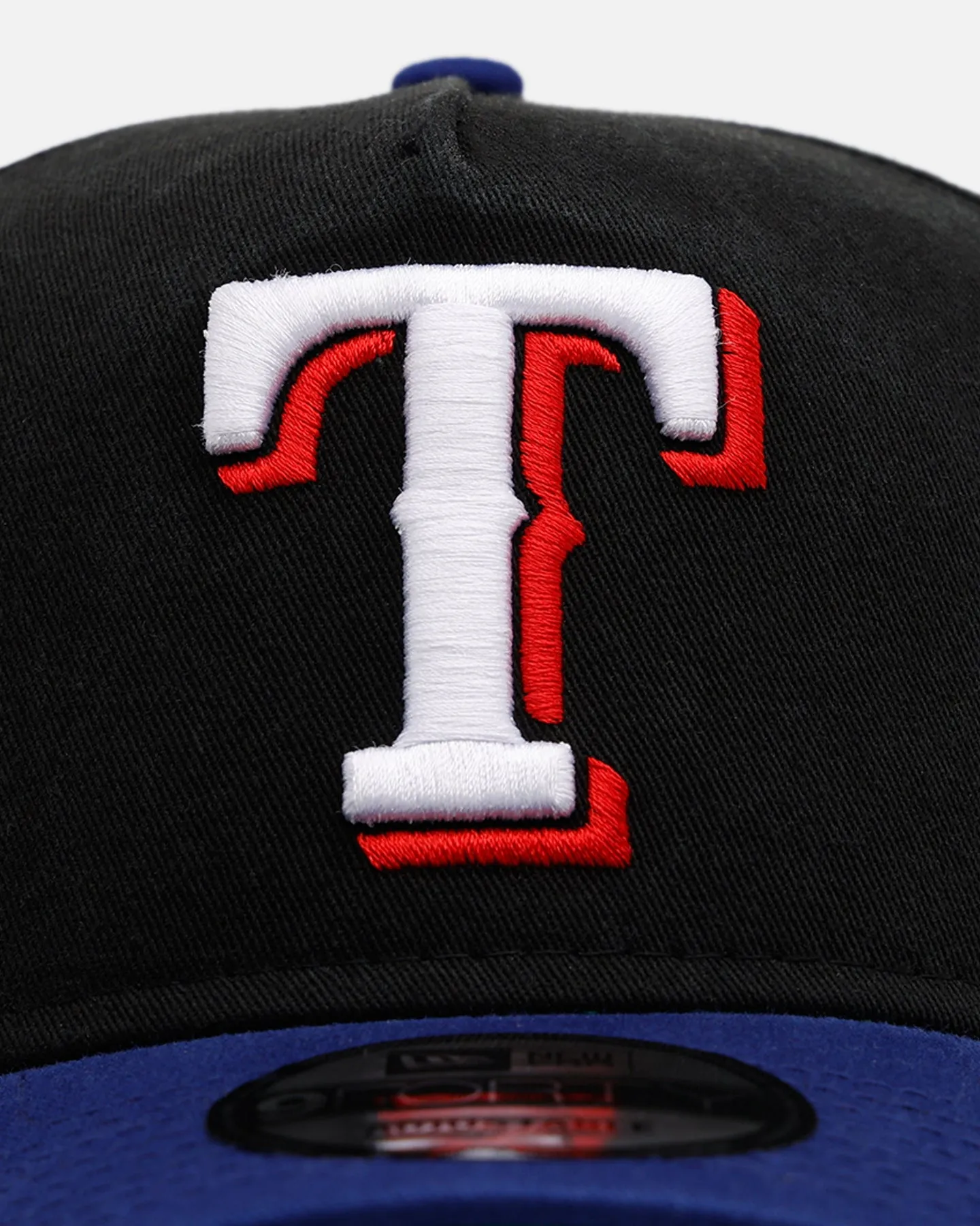 New Era Texas Rangers 'Pigment Dye Two Tone' 9FORTY A-Frame Snapback Black/Official Team Color sold by Culture Kings product image thumbnail 5