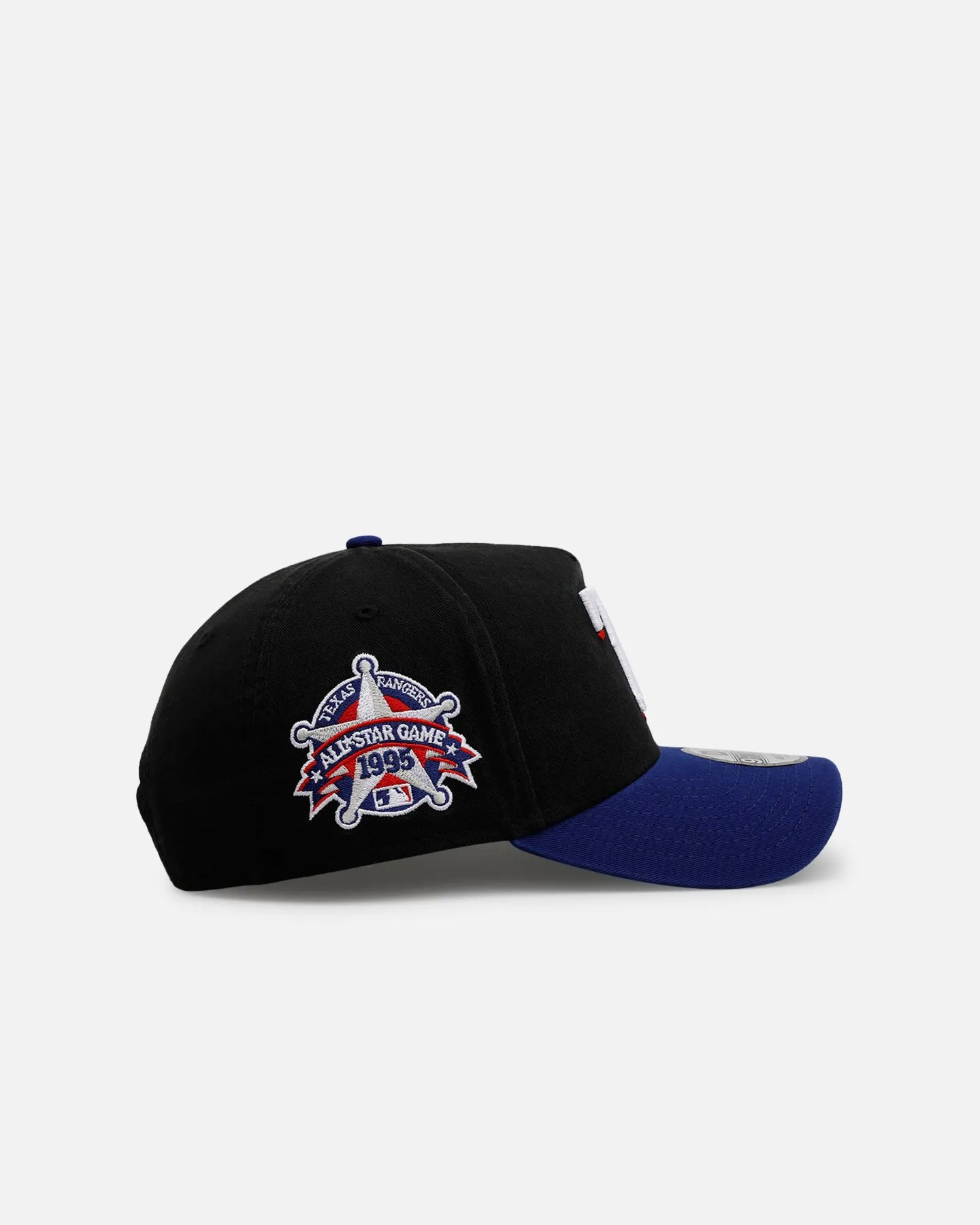 New Era Texas Rangers 'Pigment Dye Two Tone' 9FORTY A-Frame Snapback Black/Official Team Color sold by Culture Kings product image thumbnail 3