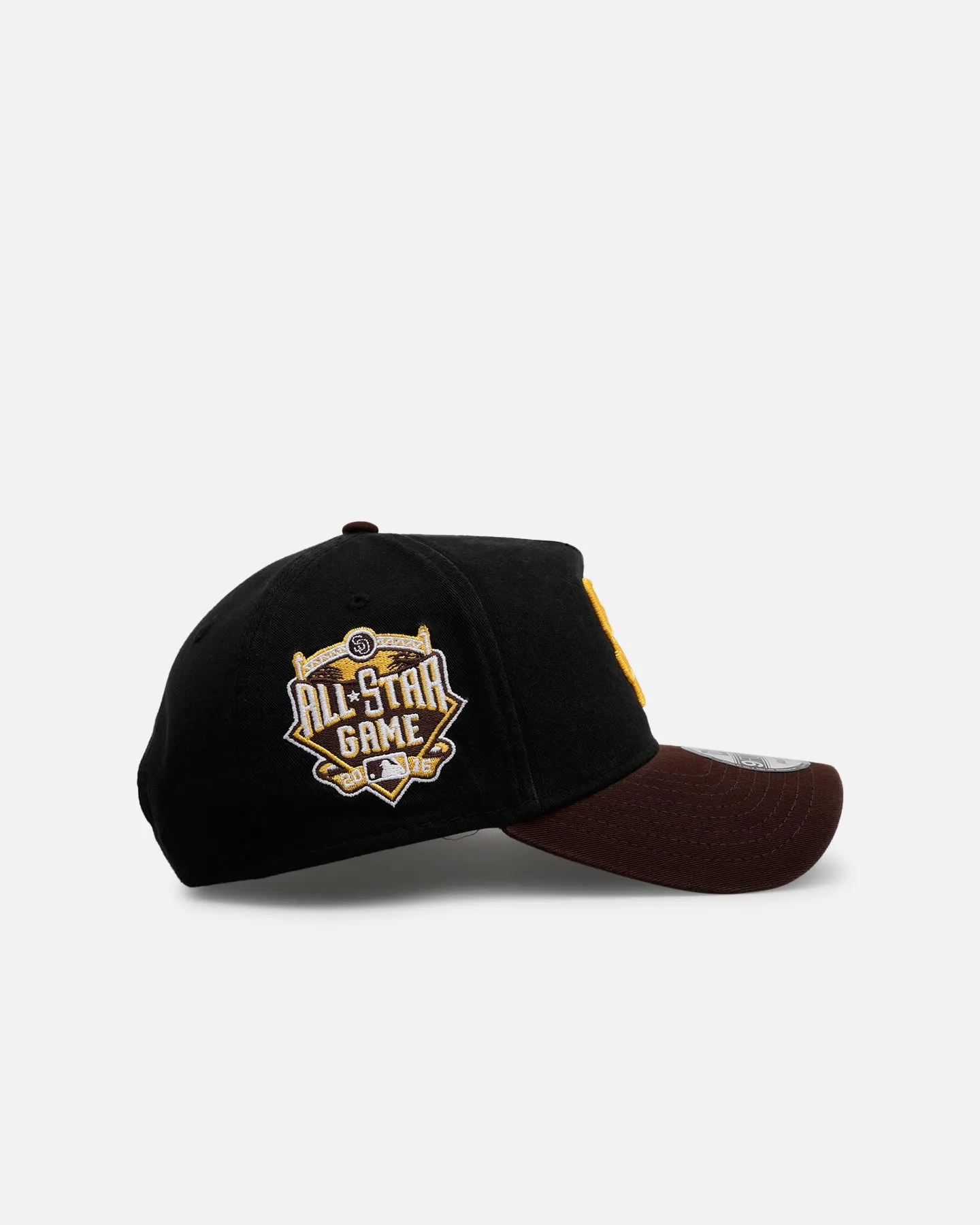 New Era San Diego Padres 'Pigment Dye Two Tone' 9FORTY A-Frame Snapback Black/Official Team Color sold by Culture Kings product image thumbnail 3