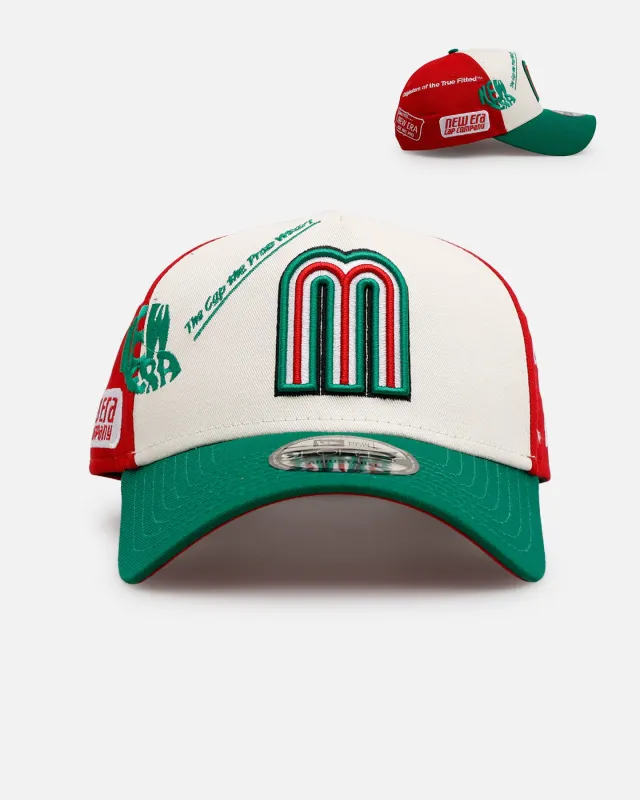 New Era Mexico National Baseball Team 'Mexico Spring Delivery' 9FORTY A-Frame Snapback Red/Green sold by Culture Kings
