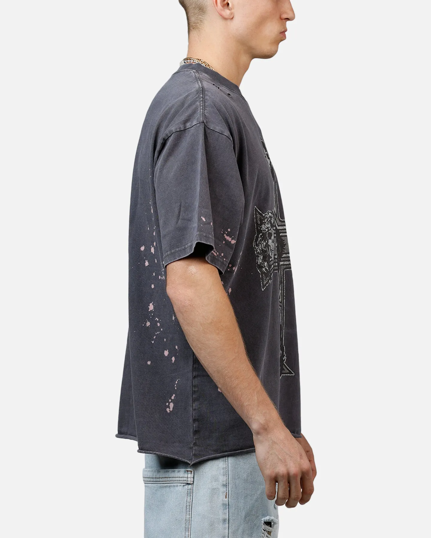 Bravado Guns N Roses Cross T-Shirt Washed Black sold by Culture Kings product image thumbnail 4