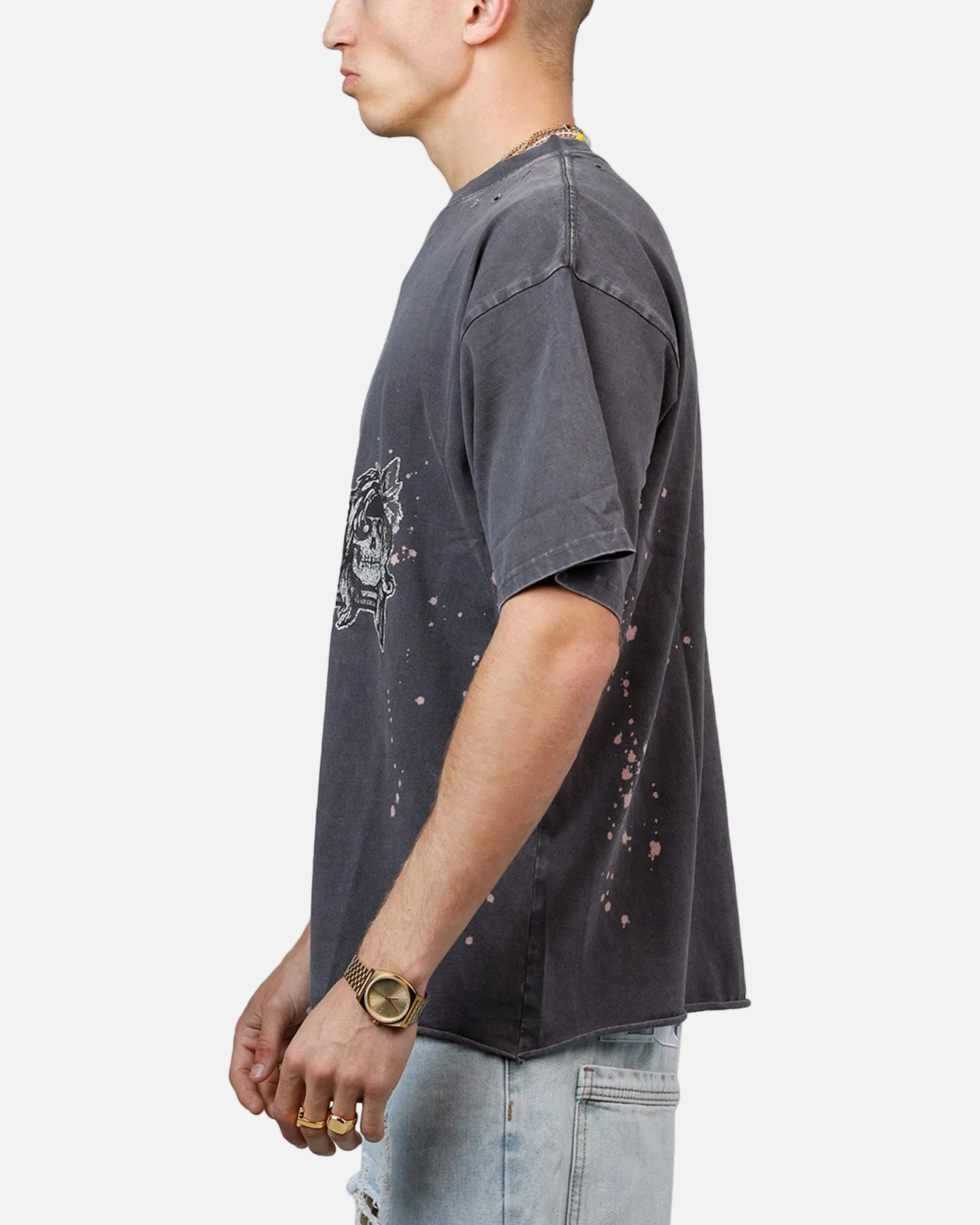 Bravado Guns N Roses Cross T-Shirt Washed Black sold by Culture Kings product image thumbnail 5