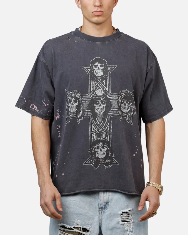 Bravado Guns N Roses Cross T-Shirt Washed Black sold by Culture Kings