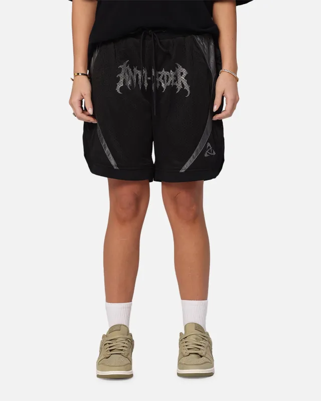 The Anti Order Sparta Mesh Basketball Shorts Black/Grey sold by Culture Kings