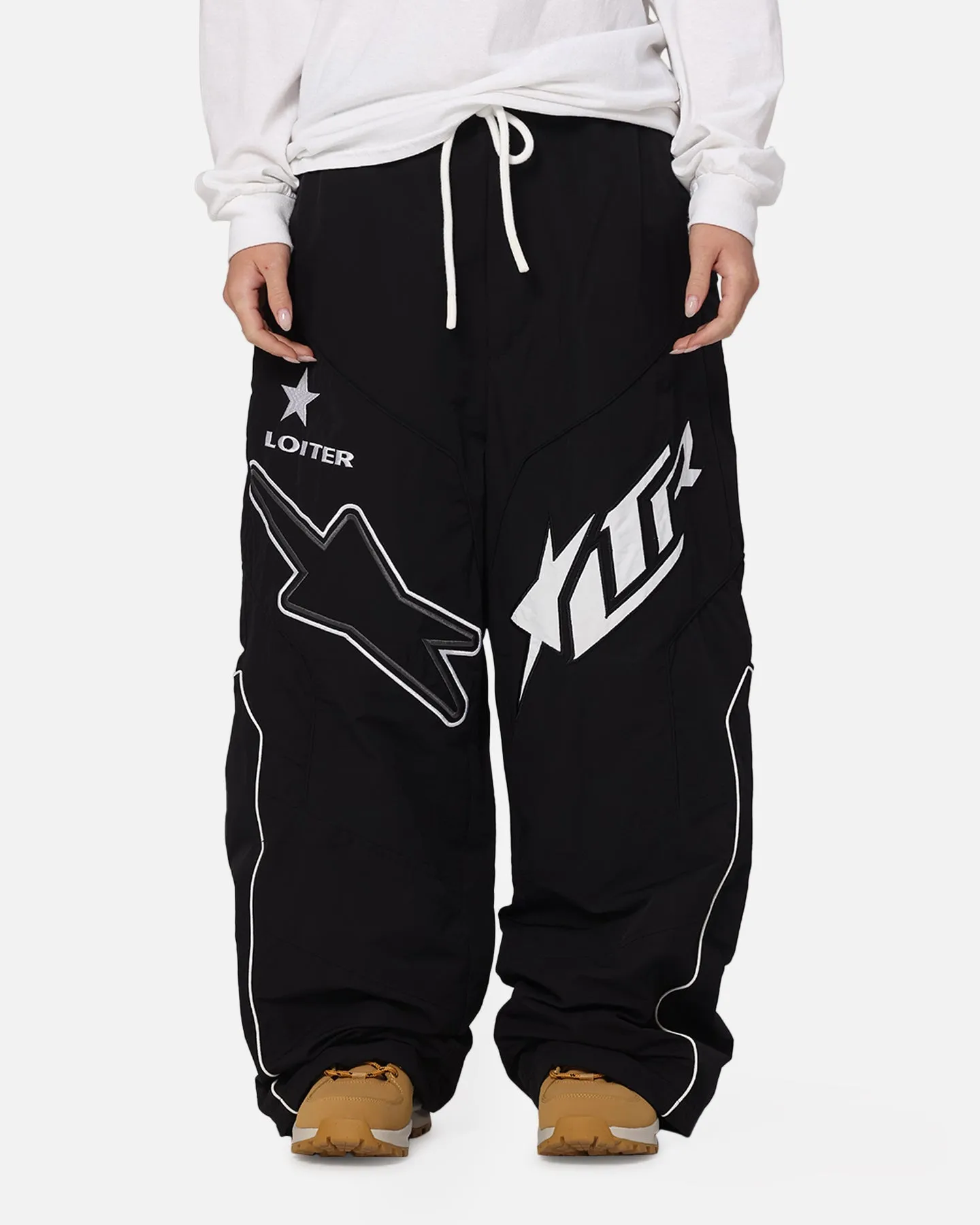 Loiter Motocross Parachute Pants Black sold by Culture Kings