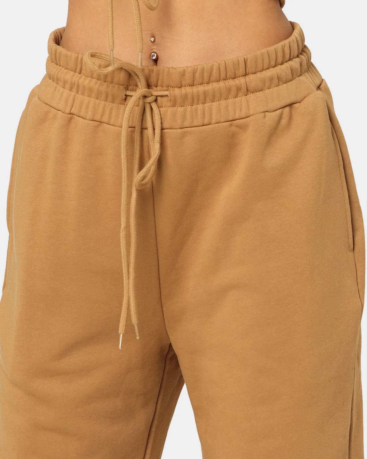 EN ES Women's Mason Lace Up Track Pants Tan sold by Culture Kings product image thumbnail 3