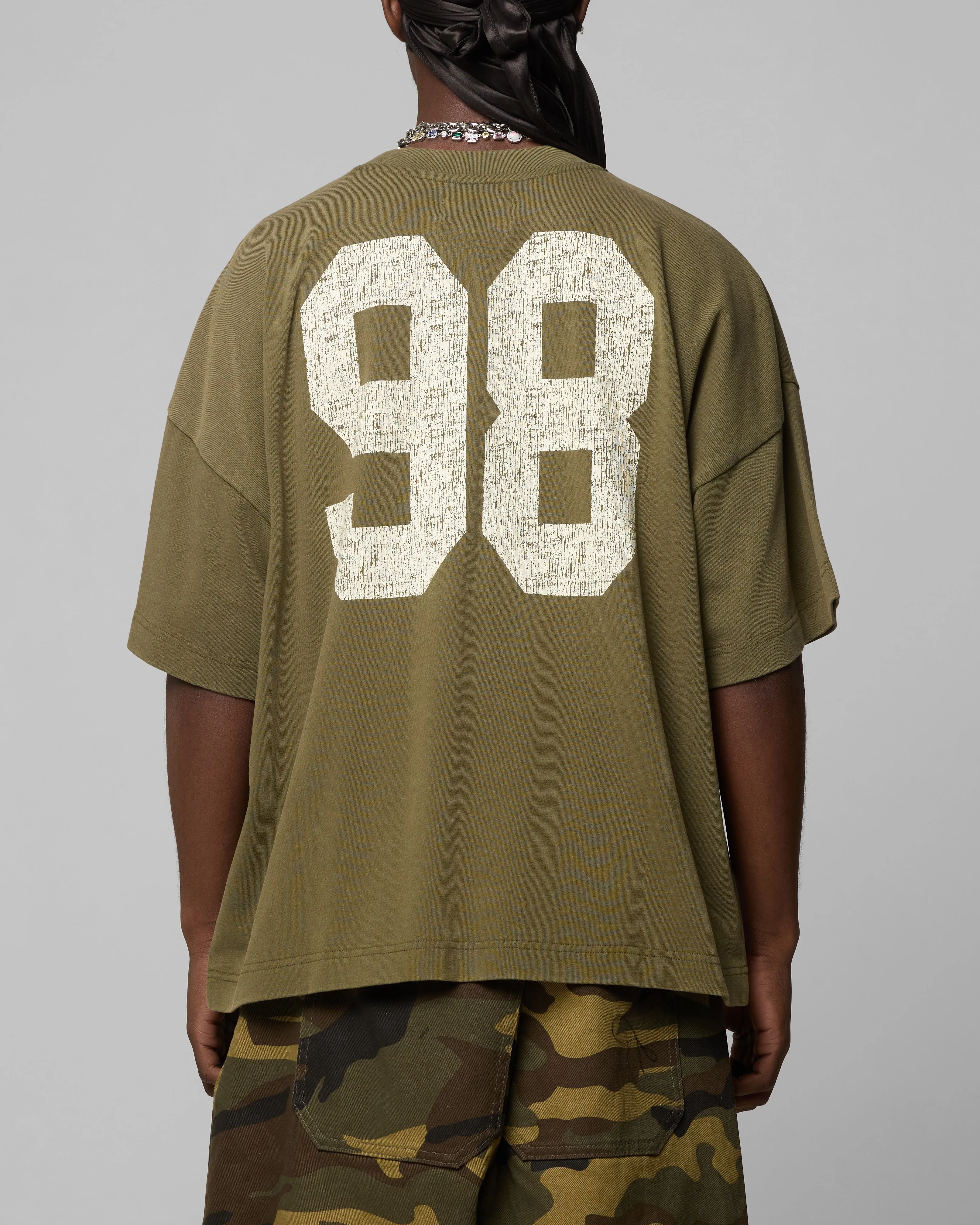 Loiter Human Box T-Shirt Vintage Khaki sold by Culture Kings product image thumbnail 2