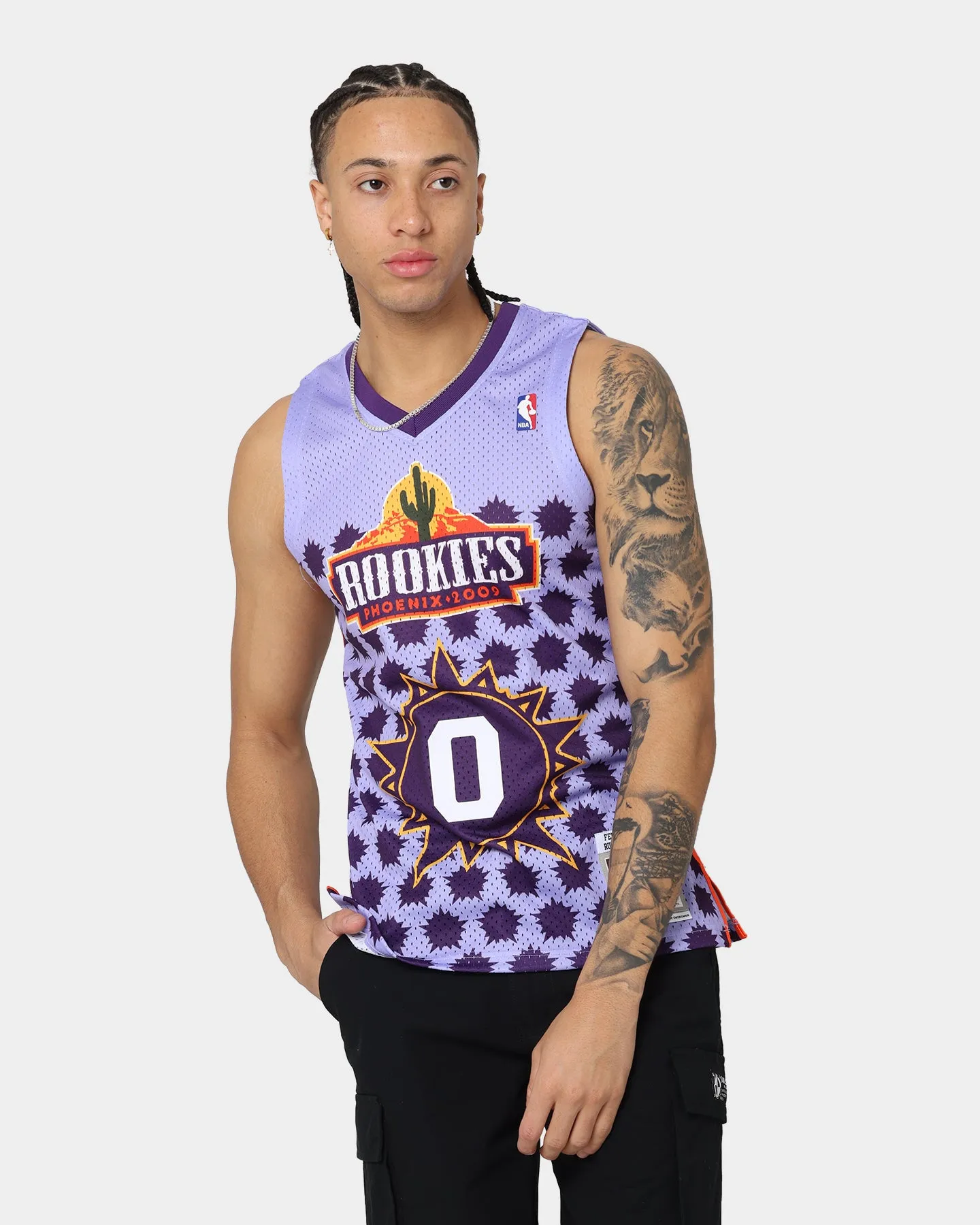 Mitchell & Ness Phoenix Suns Rookies Russell Westbrook #0 Swingman Jersey Purple sold by Culture Kings