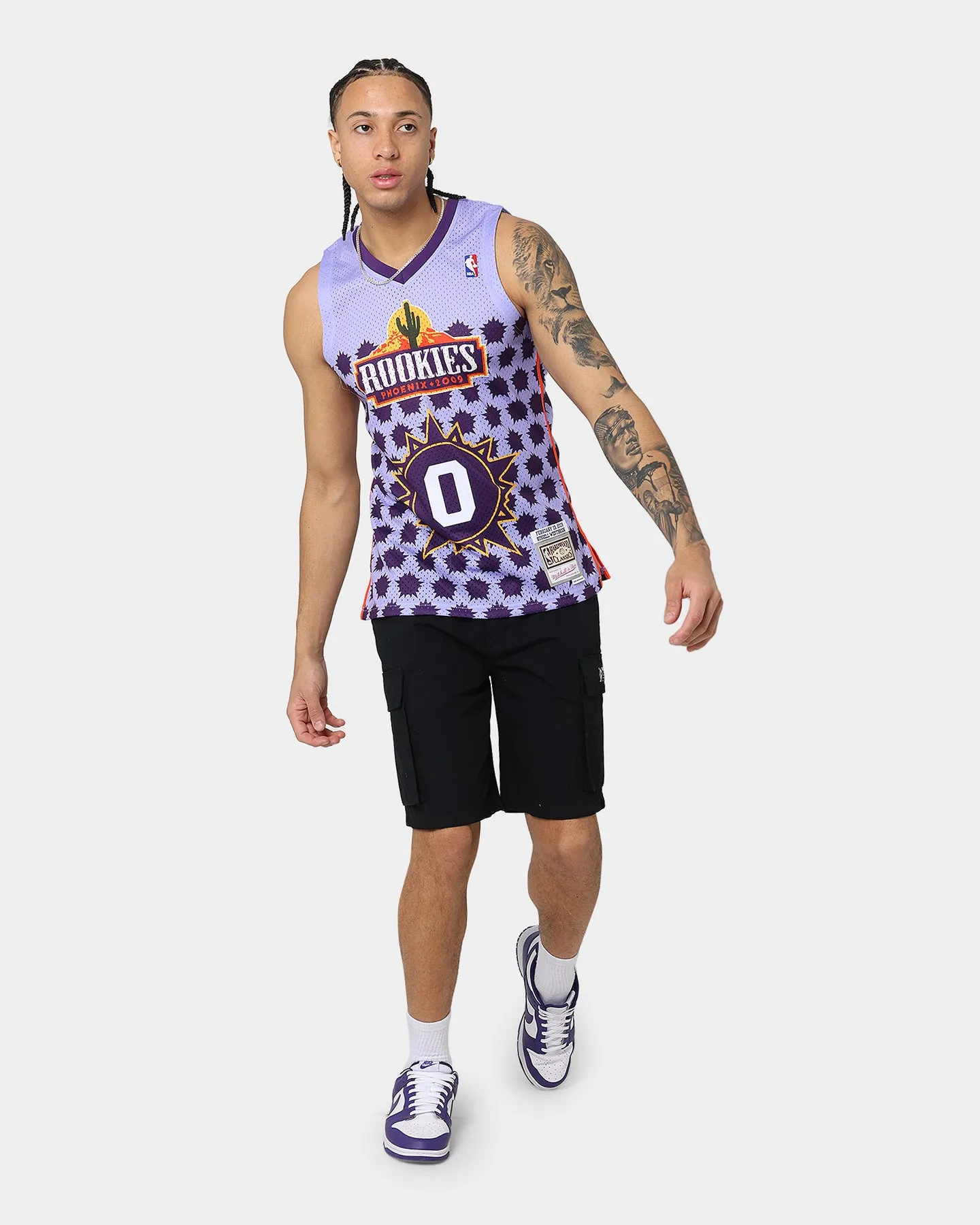 Mitchell & Ness Phoenix Suns Rookies Russell Westbrook #0 Swingman Jersey Purple sold by Culture Kings product image thumbnail 3