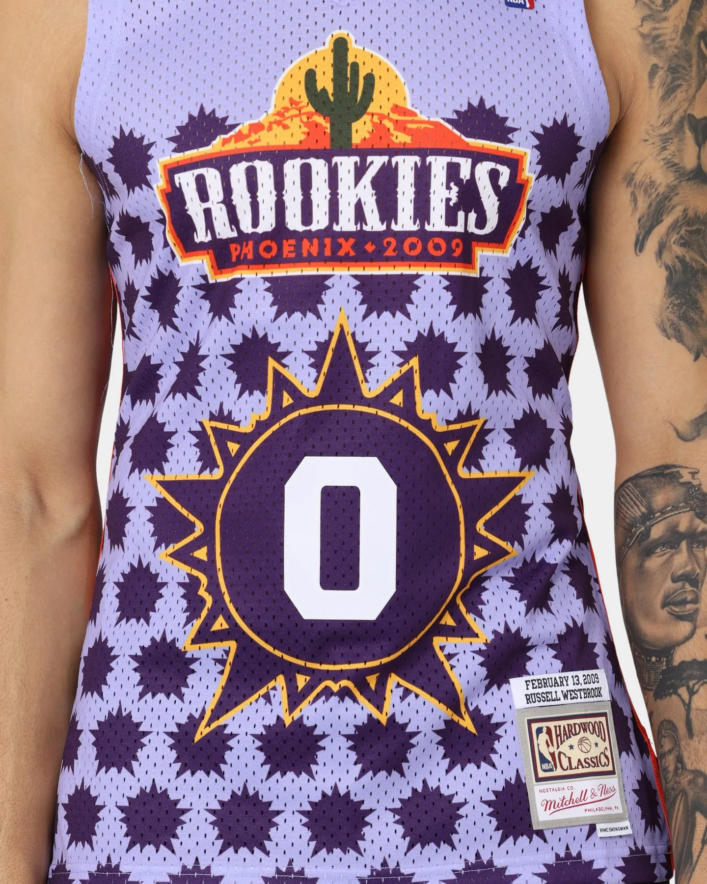Mitchell & Ness Phoenix Suns Rookies Russell Westbrook #0 Swingman Jersey Purple sold by Culture Kings product image thumbnail 4