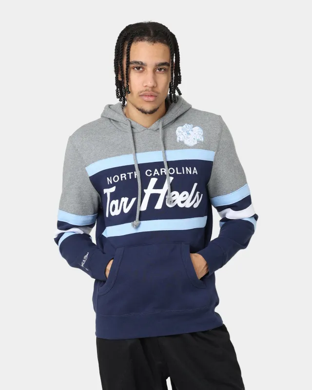 Mitchell & Ness UNC Tar Heels Head Coach Hoodie Navy sold by Culture Kings