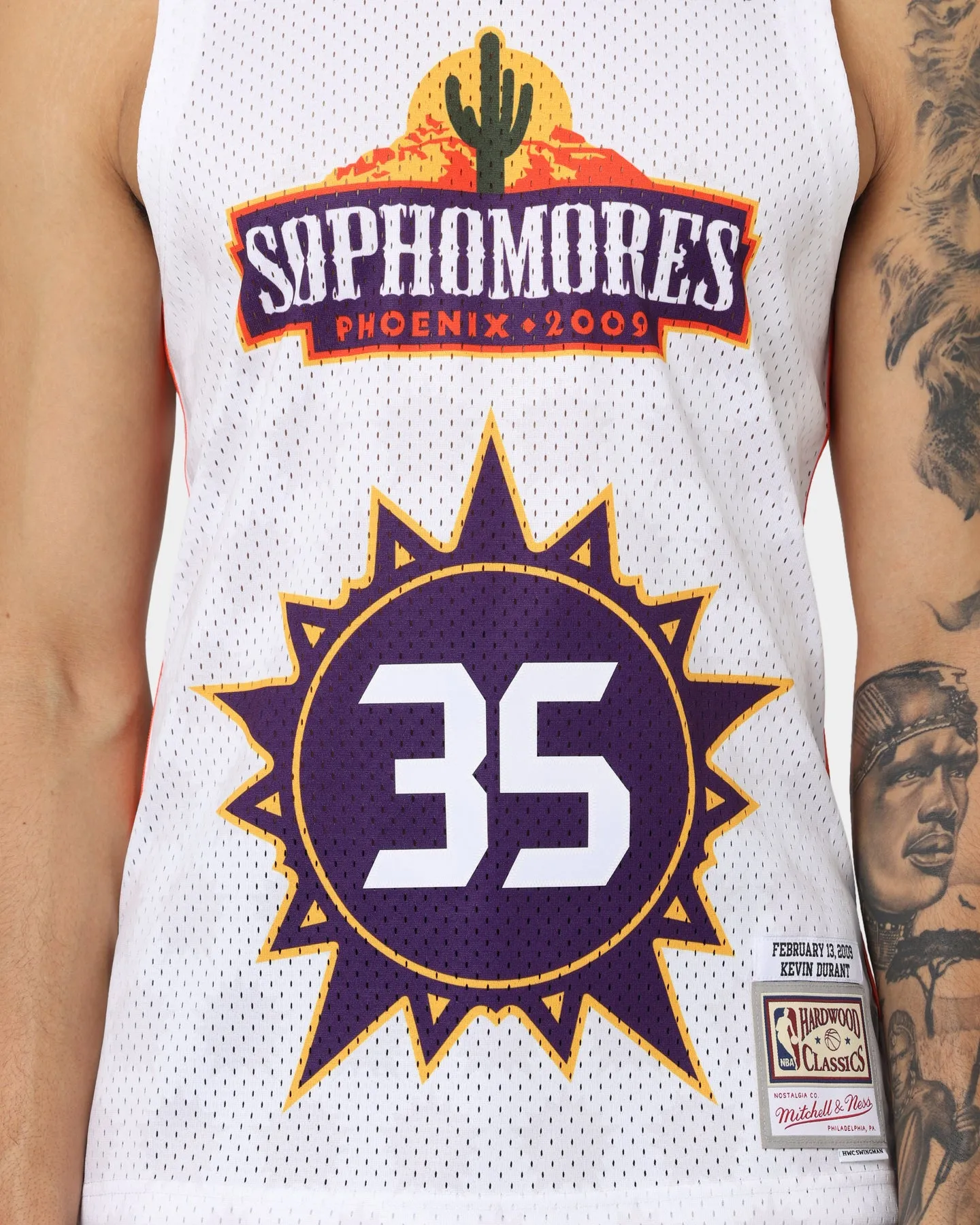Mitchell & Ness Phoenix Suns Sophomores Kevin Durant #35 Swingman Jersey White sold by Culture Kings product image thumbnail 4
