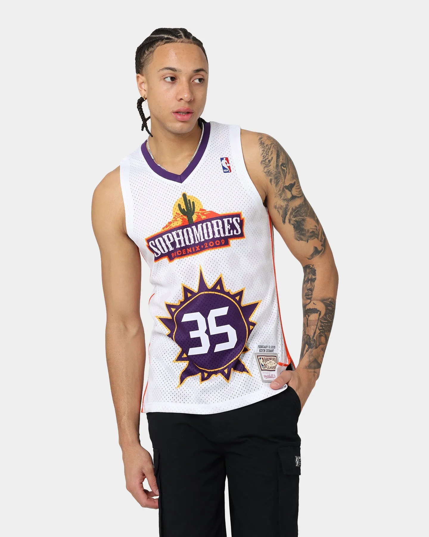 Mitchell & Ness Phoenix Suns Sophomores Kevin Durant #35 Swingman Jersey White sold by Culture Kings