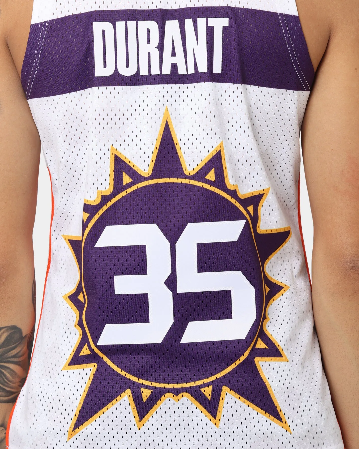 Mitchell & Ness Phoenix Suns Sophomores Kevin Durant #35 Swingman Jersey White sold by Culture Kings product image thumbnail 5
