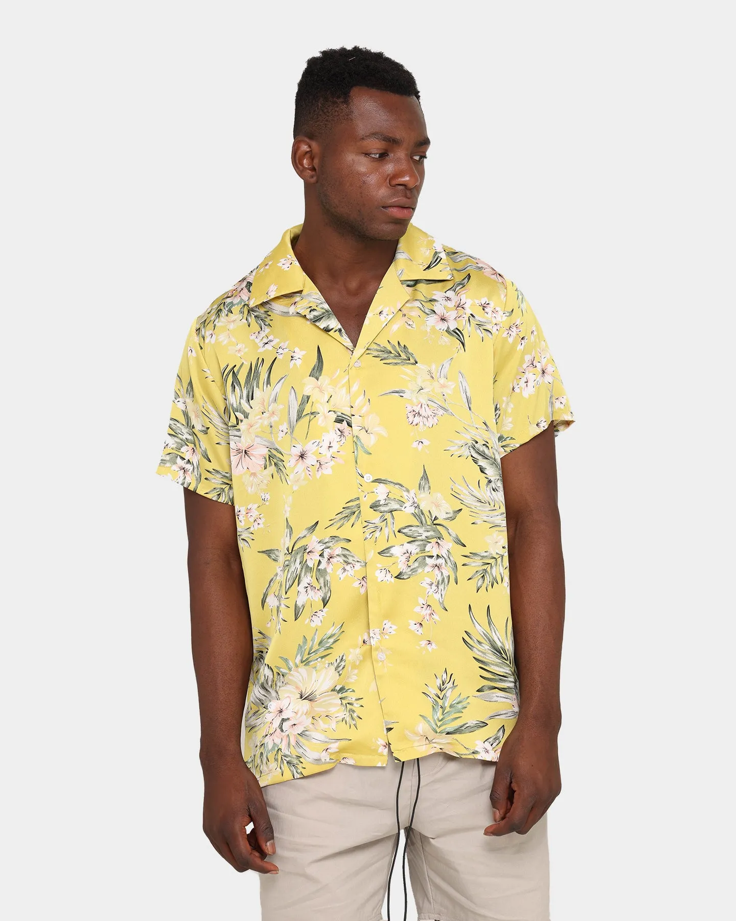 Club Paradise Lounge Shirt Yellow sold by Culture Kings