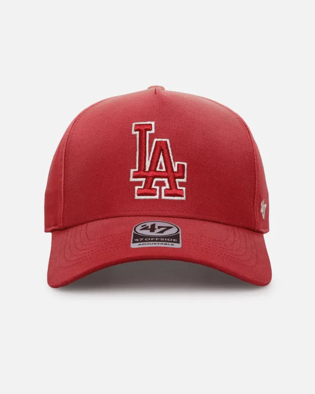 47 Brand Los Angeles Dodgers 'Sunbleach' 47 Offside Snapback Cayenne made by Culture Kings
