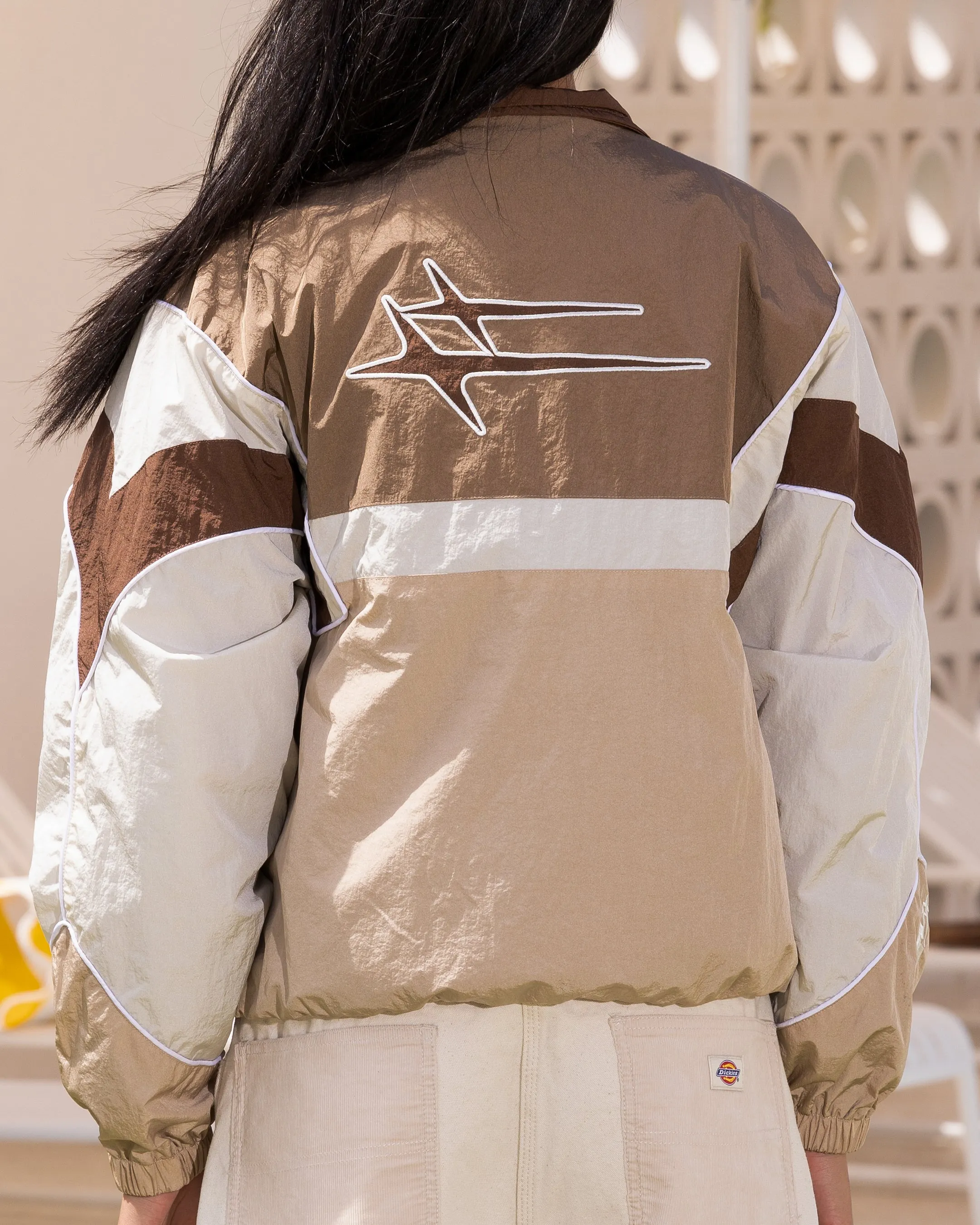 Loiter Axel Track Jacket Brown/Tan sold by Culture Kings product image thumbnail 5
