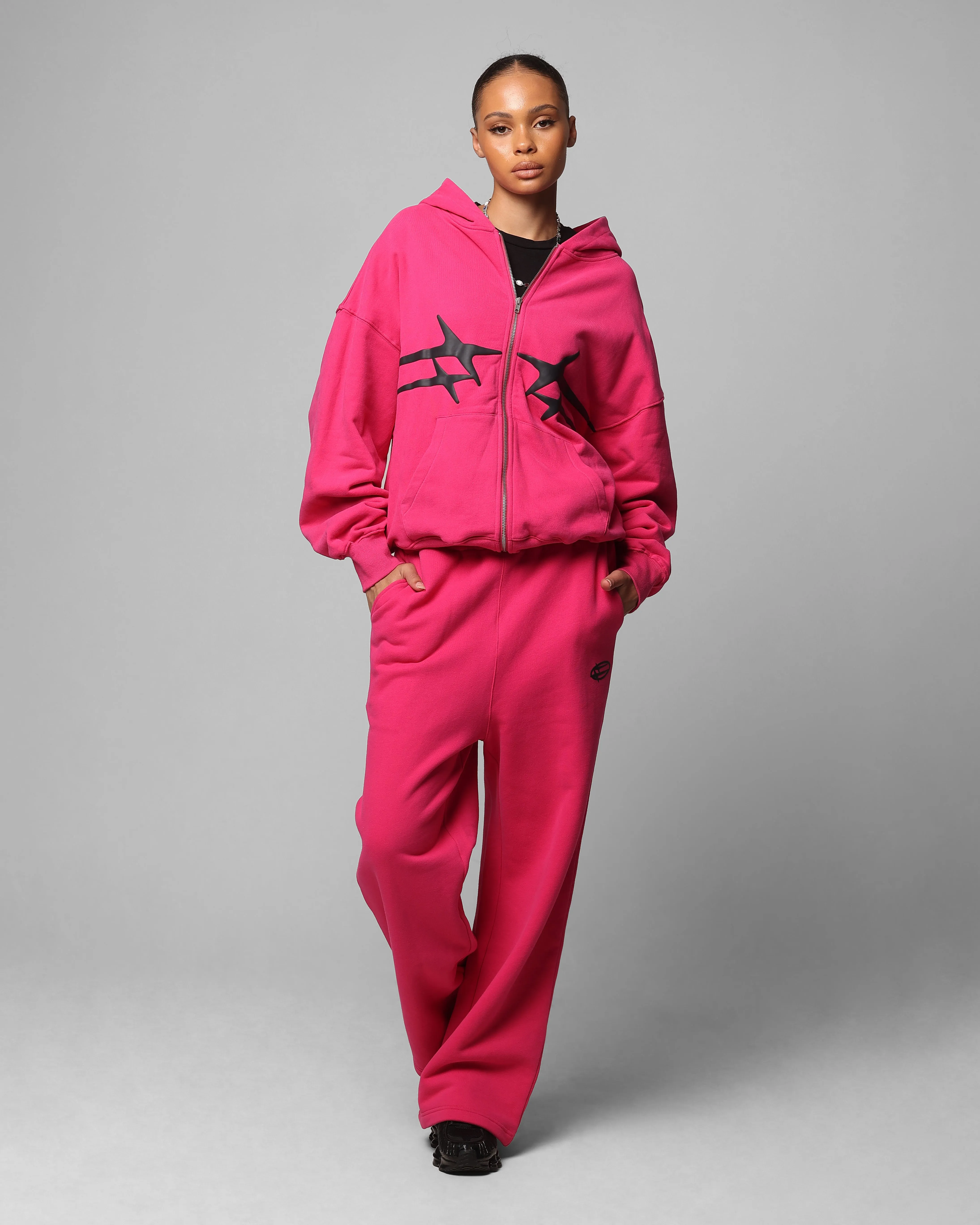 Loiter Celestial Full Zip Hoodie Pink sold by Culture Kings product image thumbnail 3