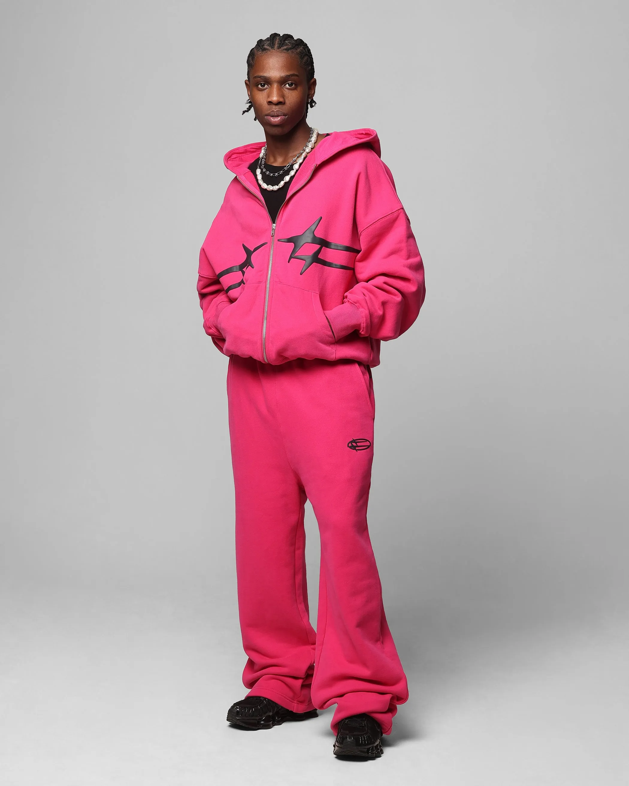 Loiter Celestial Full Zip Hoodie Pink sold by Culture Kings product image thumbnail 3