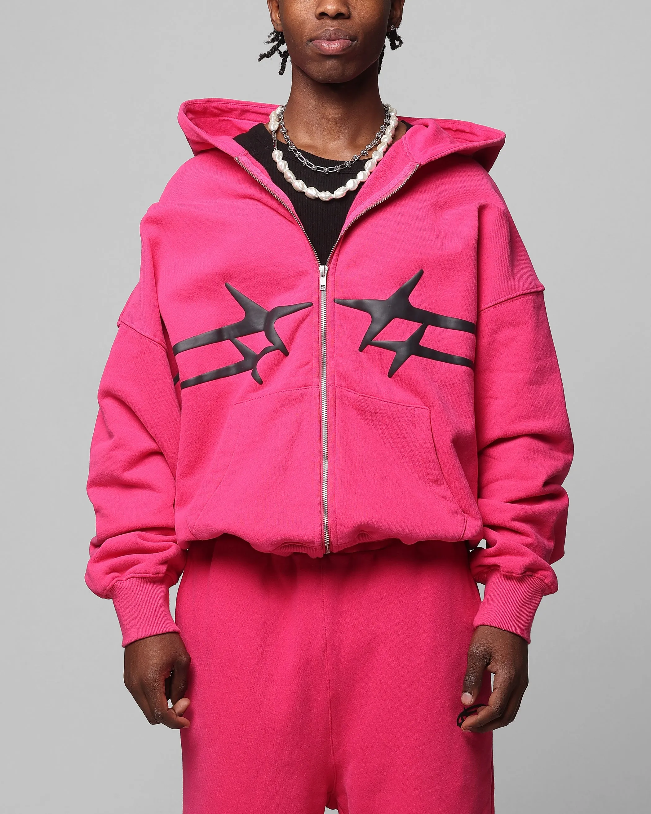 Loiter Celestial Full Zip Hoodie Pink sold by Culture Kings