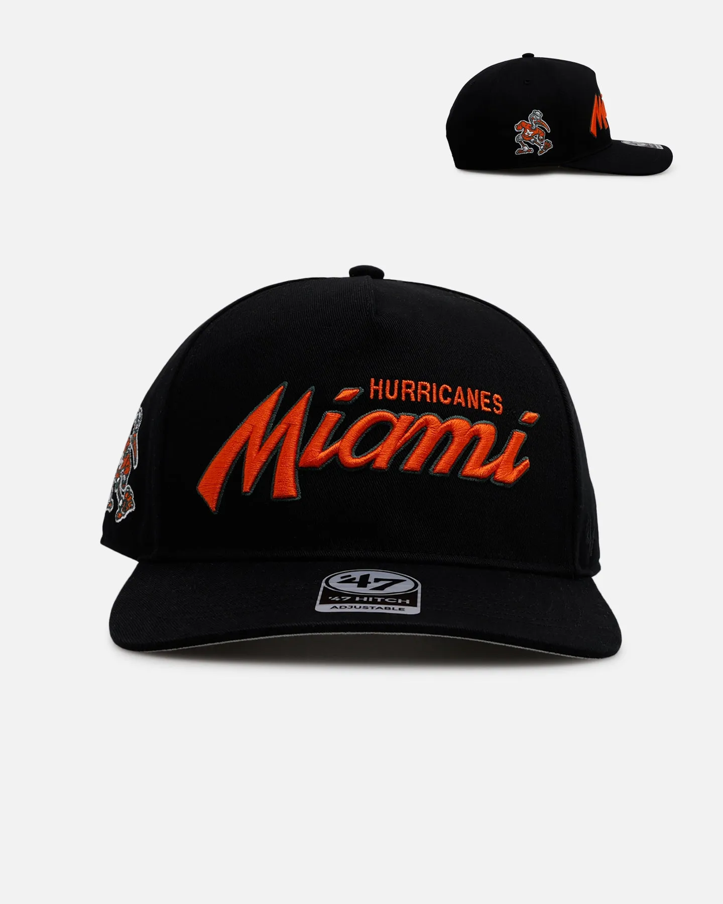 47 Brand Miami Hurricanes 'Black Dome Script' 47 Hitch Snapback Black sold by Culture Kings