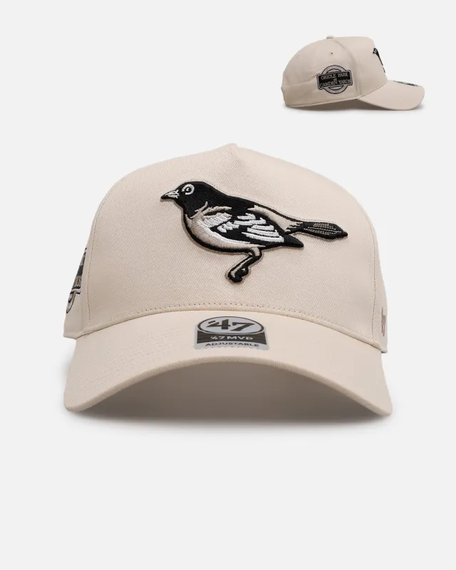 47 Brand Baltimore Orioles 'Caramel Swirl' MVP Snapback Natural/Khaki sold by Culture Kings