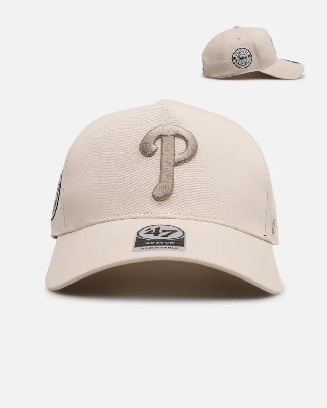 47 Brand Philadelphia Phillies 'Caramel Swirl' MVP Snapback Natural/Khaki sold by Culture Kings