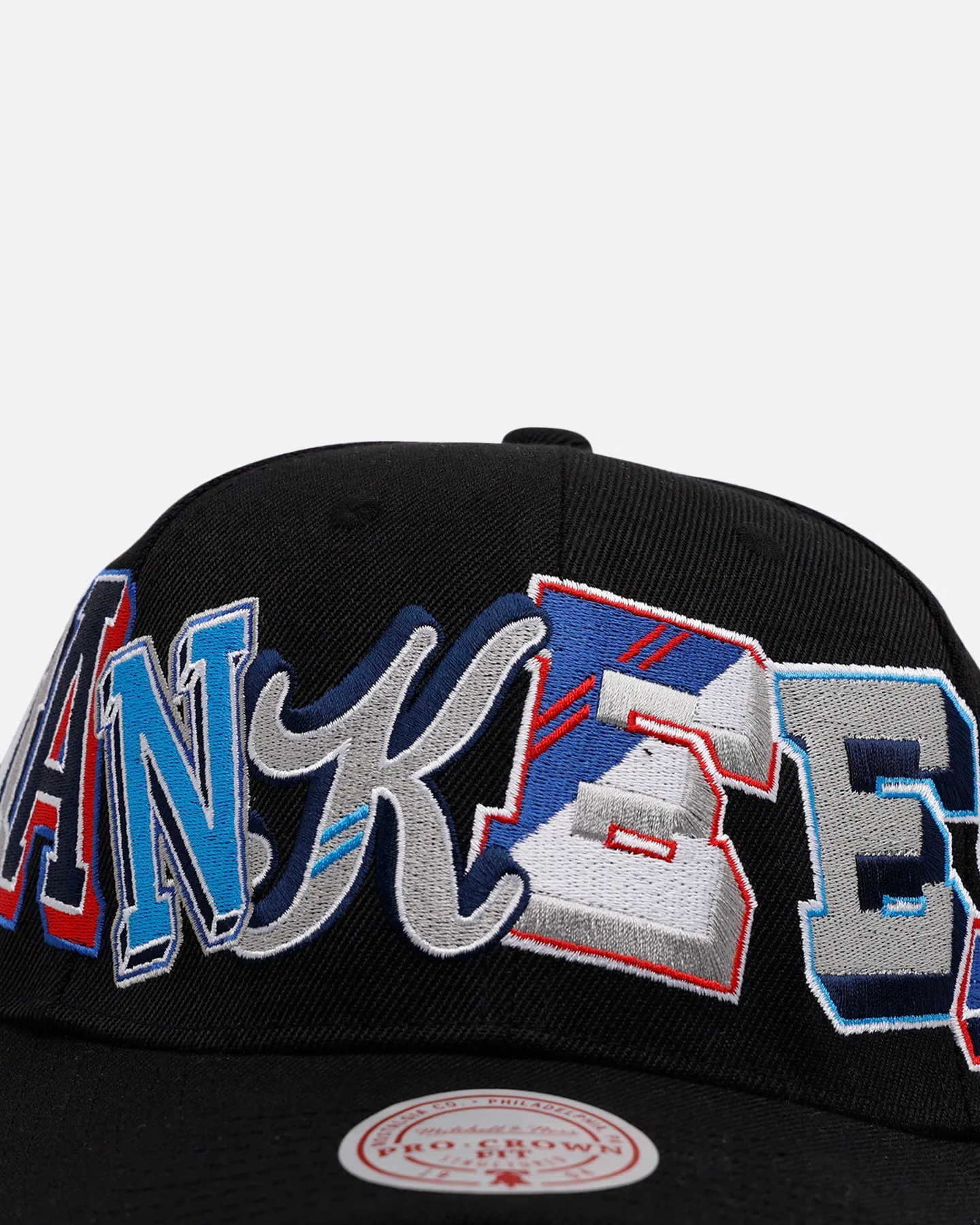 Mitchell & Ness New York Yankees 'Hyper Type' Pro Crown Snapback Black sold by Culture Kings product image thumbnail 5