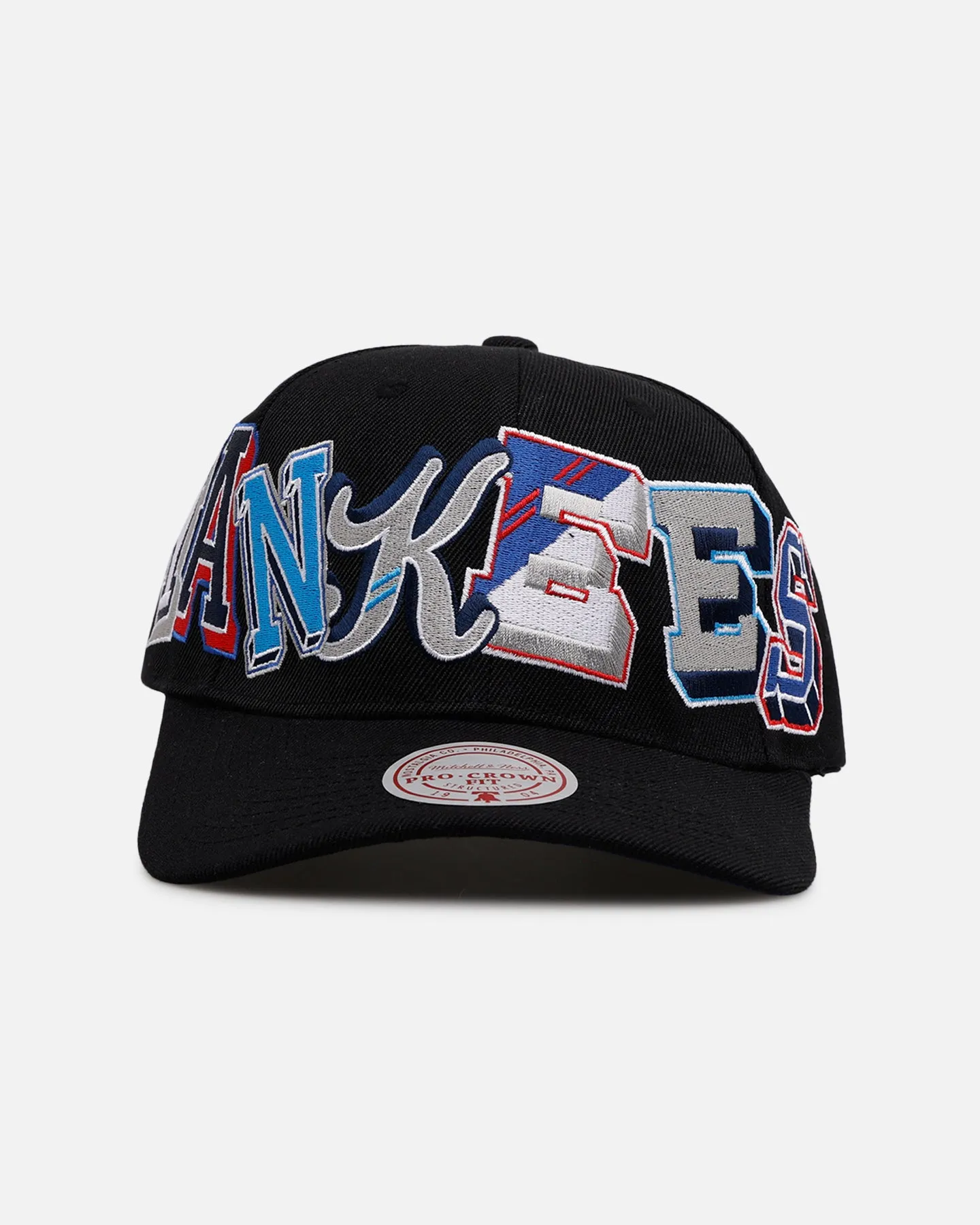 Mitchell & Ness New York Yankees 'Hyper Type' Pro Crown Snapback Black sold by Culture Kings