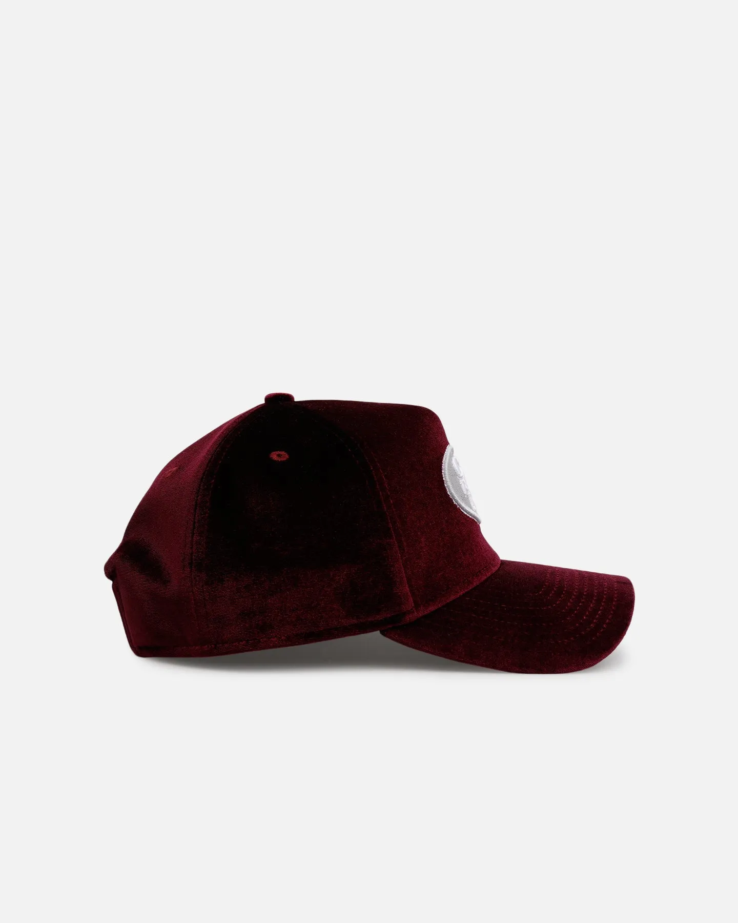 Surell Velvet Baseball Cap Bordeaux/Burgundy Amazon.com: INC Womens Velvet Adjustable Ball Cap Red O/S  main image 3