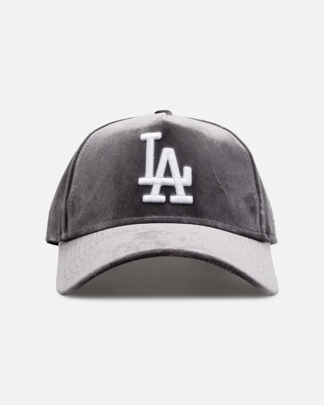 New Era Los Angeles Dodgers 'Velvet Dreams 2.0' 9FORTY A-Frame Snapback Grey sold by Culture Kings