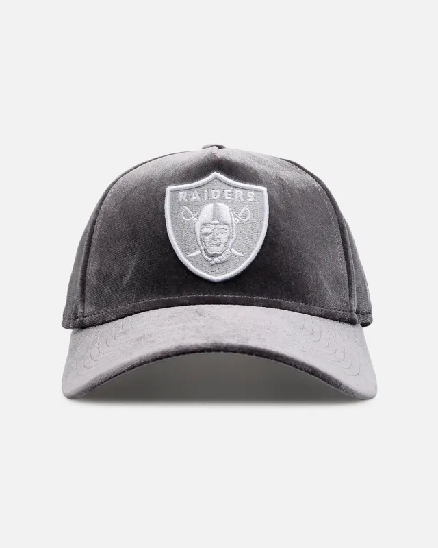 New Era Las Vegas Raiders 'Velvet Dreams 2.0' 9FORTY A-Frame Snapback Grey sold by Culture Kings