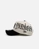 New Era New York Yankees 'Gothic Script Two Tone' 9FORTY A-Frame Snapback Chrome/Black sold by Culture Kings