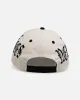 New Era New York Yankees 'Gothic Script Two Tone' 9FORTY A-Frame Snapback Chrome/Black sold by Culture Kings