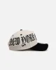 New Era New York Yankees 'Gothic Script Two Tone' 9FORTY A-Frame Snapback Chrome/Black sold by Culture Kings