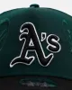 New Era Oakland Athletics 'Gothic Script Two Tone' 9FORTY A-Frame Snapback Dark Green/Black sold by Culture Kings