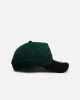 New Era New York Yankees 'Gothic Script Two Tone' 9FORTY A-Frame Snapback Dark Green/Black sold by Culture Kings